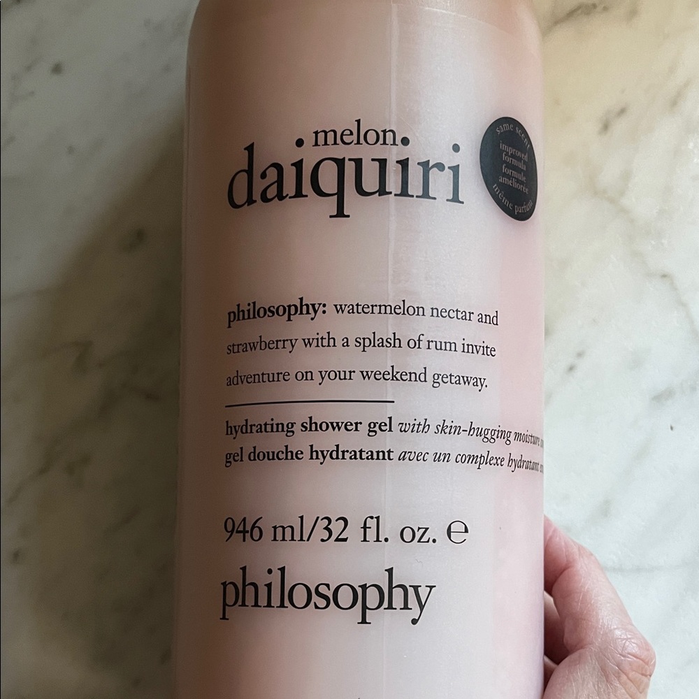 2 bottles Philosophy Melon Daiquiri and señorita margarita Hydrating Shower Gel